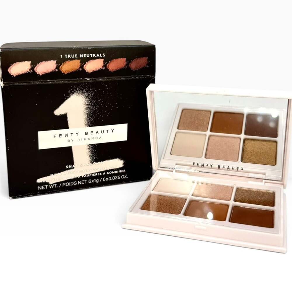 Fenty Beauty Snap Shadows 1 True Neutrals Eyeshadow Palette New Open Box